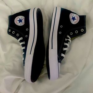 Black converse all star high tops